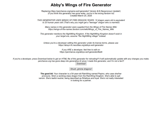 abbys-wof-generator screenshot