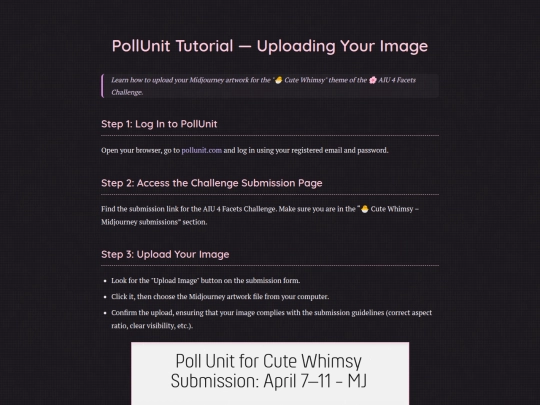 pollunit_tutorial screenshot