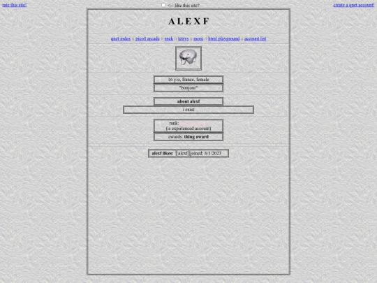 alexf screenshot