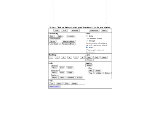 htmleditor screenshot