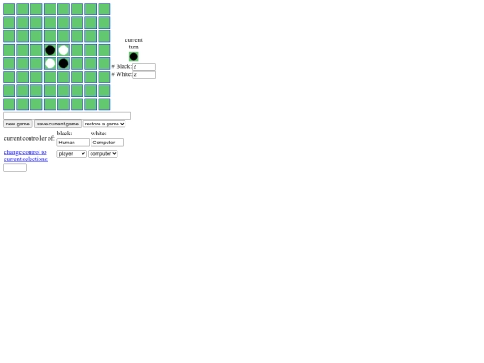 reversi screenshot