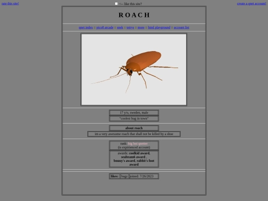 roach screenshot