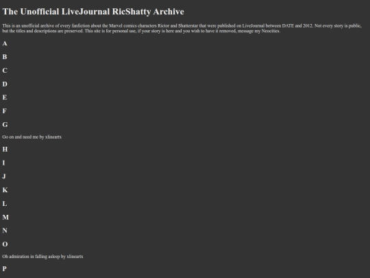 index screenshot
