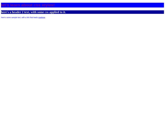 learningcss screenshot