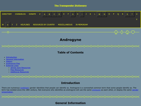 a/androgyne screenshot
