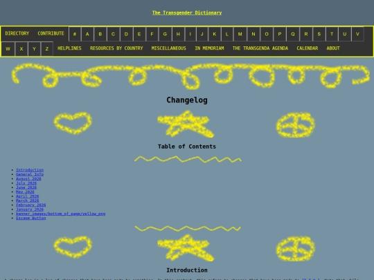 changelog screenshot