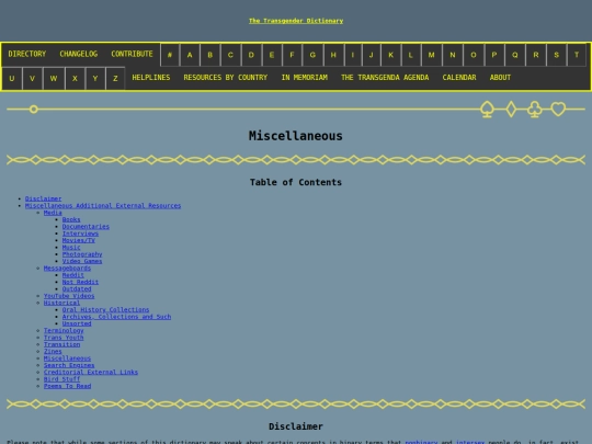 miscellaneous screenshot