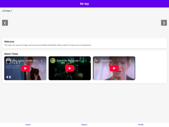 test screenshot