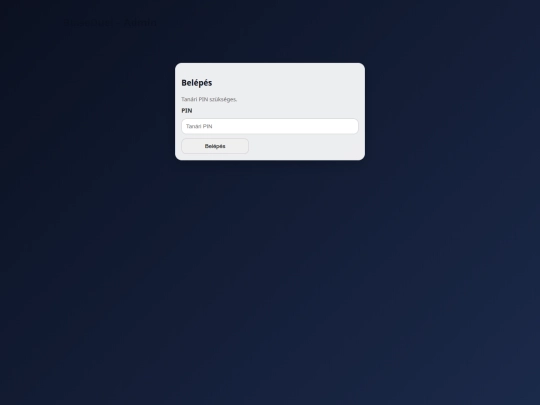 admin screenshot