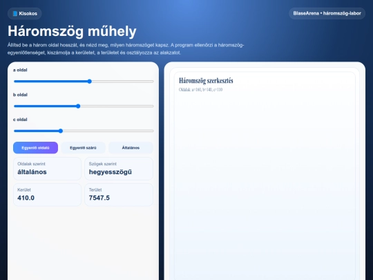 triangle_lab screenshot