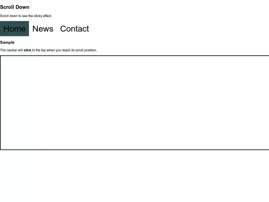 SampleSite screenshot