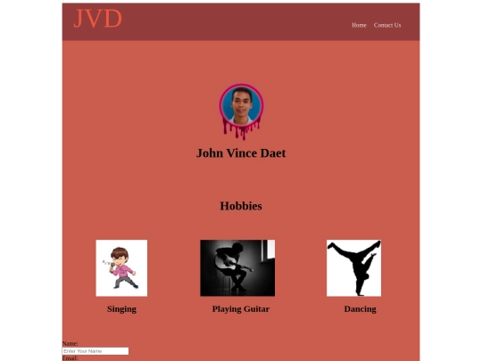 contact us screenshot