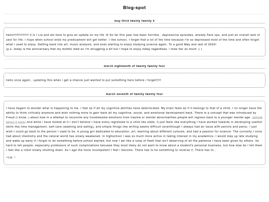 blog screenshot