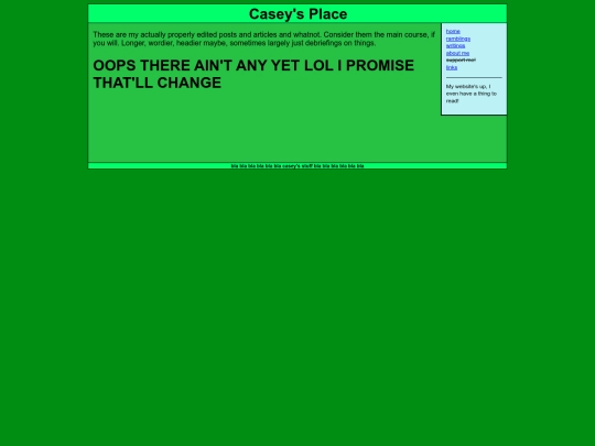 writings screenshot