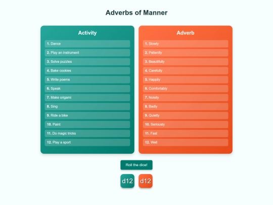 Adverbs of manner screenshot