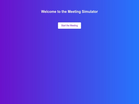 Meeting issues screenshot