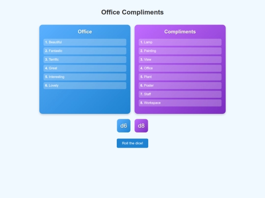 Office Compliments screenshot