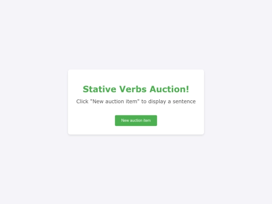 Stative Auction screenshot