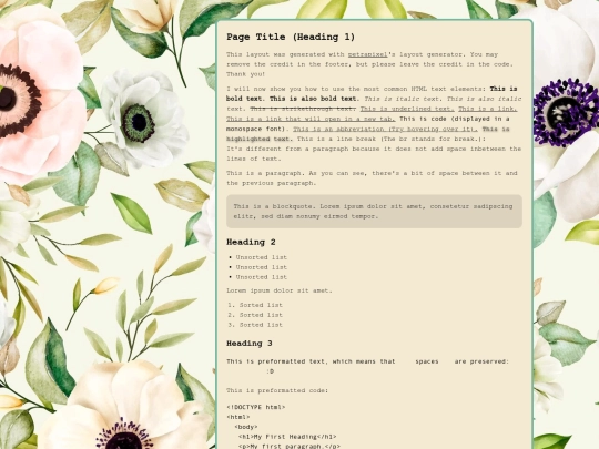index screenshot
