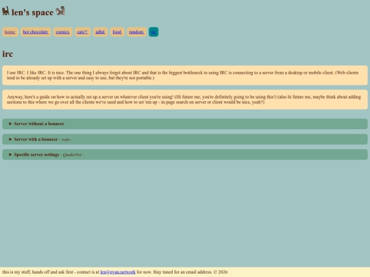 irc screenshot