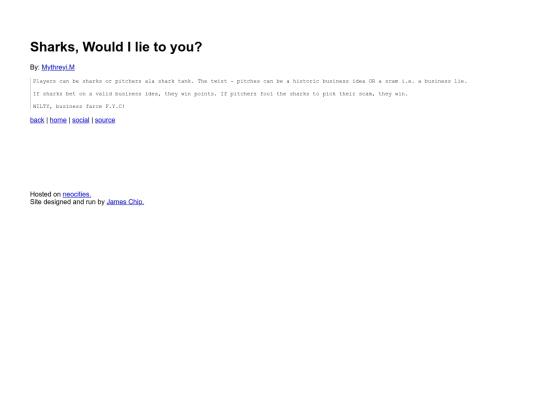 2024/sharks,_would_i_lie_to_you? screenshot