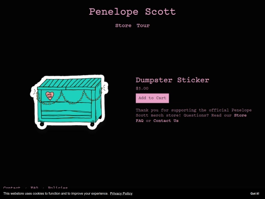 dumpster-sticker screenshot