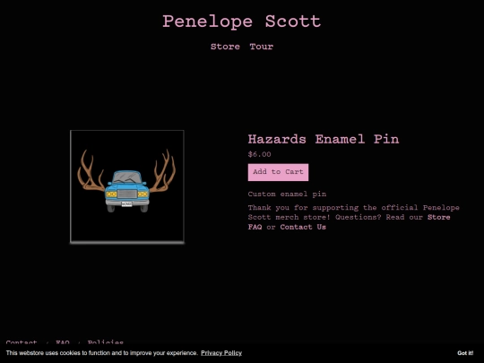 hazards-enamel-pin screenshot