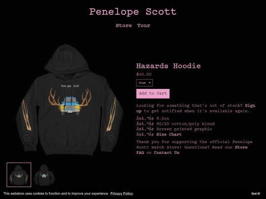 hazards-hoodie screenshot