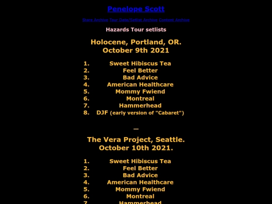 hazards-tour-detail-archive screenshot