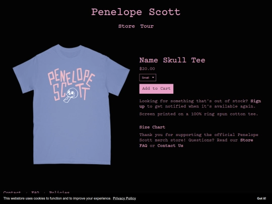 name-skull-tee screenshot