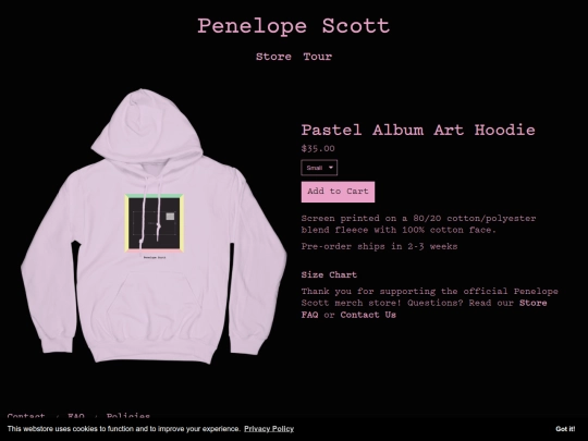 pastel-album-art-hoodie screenshot