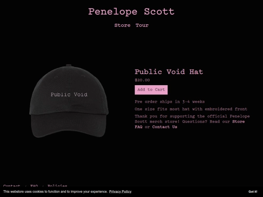 public-void-hat screenshot