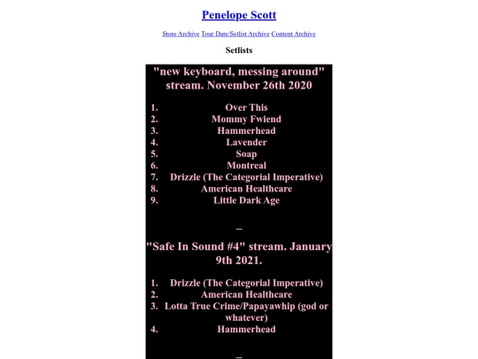 public-void-tour-detail-archive screenshot