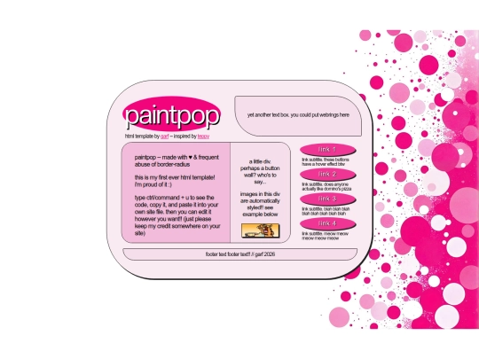 templates/paintpop screenshot