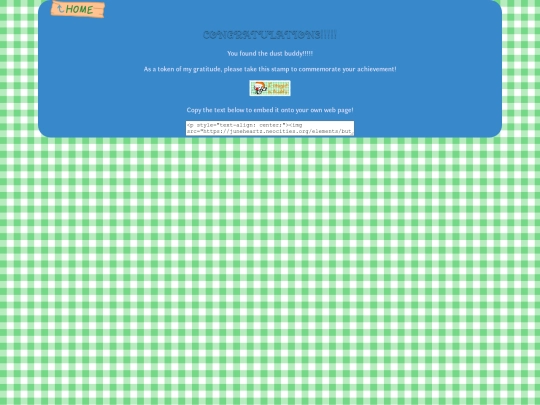 congrats screenshot