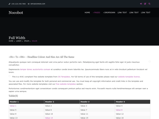 pages/full-width screenshot