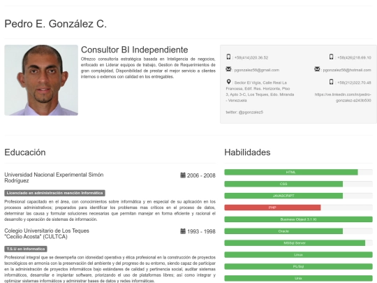 CVPedro1 screenshot