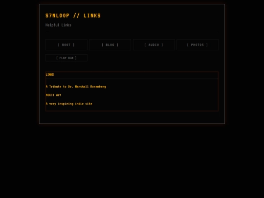 links screenshot