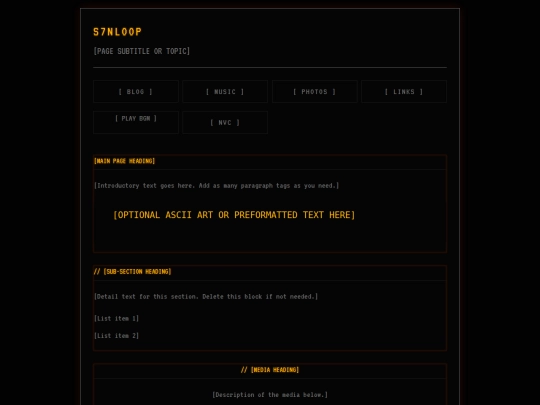 new_page_template screenshot