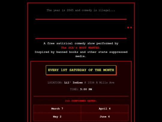secretillegalcomedyshow screenshot