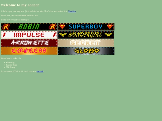 index screenshot