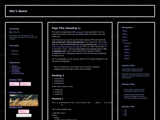 index screenshot