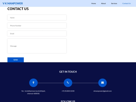 contact screenshot