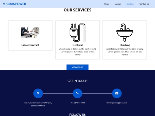 service screenshot