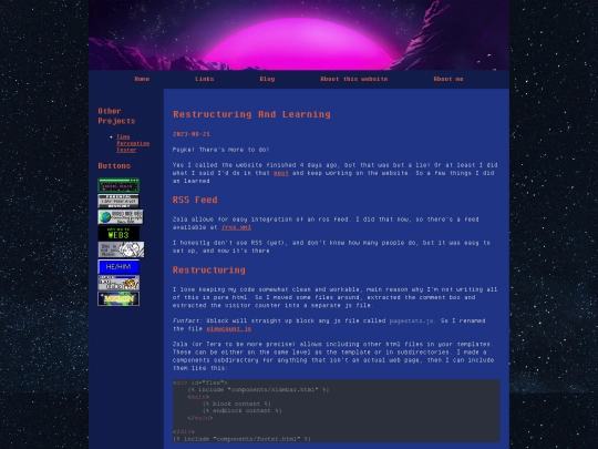 about-website/restructuring-and-learning screenshot