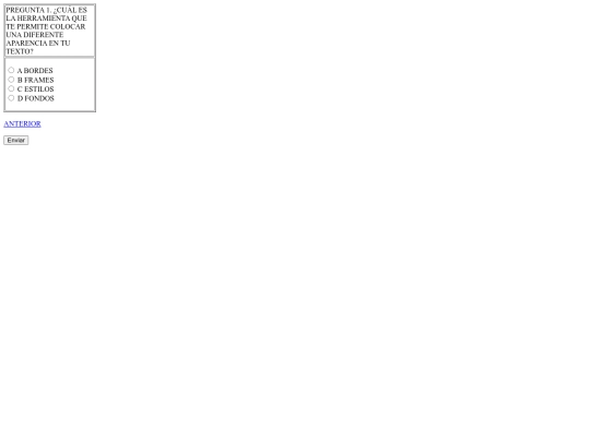 examen screenshot