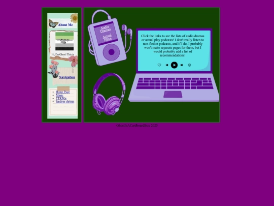 shrines/podcasts screenshot