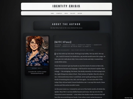 IdentityCrisis/aboutauthor screenshot