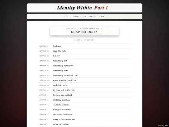 IdentityWithinI/chindex screenshot