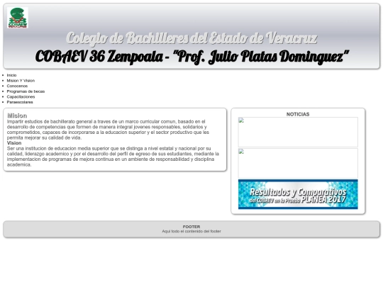 mision y vision screenshot